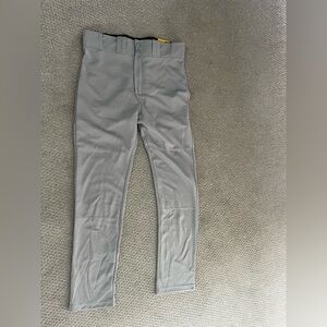 Men's Gray Baseball Pants NEW